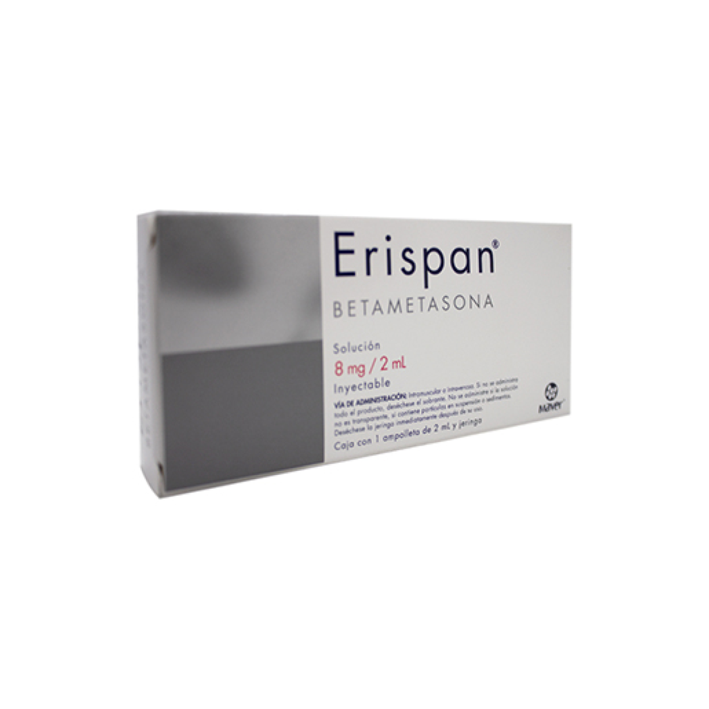 ERISPAN 8 mg/ 2 ml 1 Jeringa