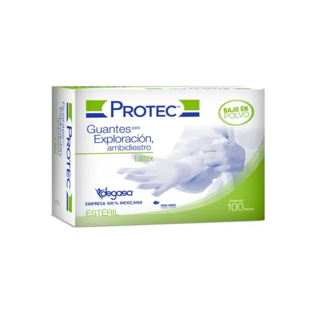 GUANTE EXP AMB EST PROTEC M - 100 Caja