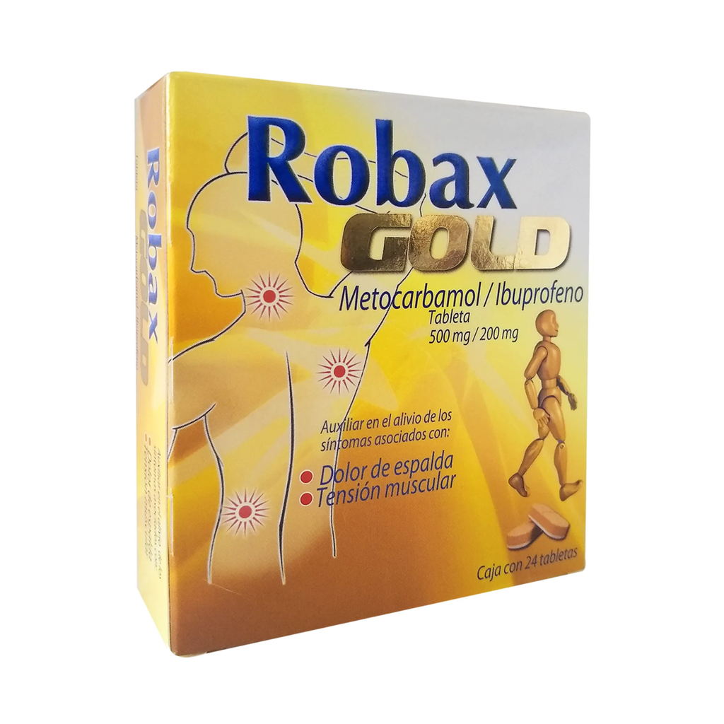 ROBAX GOLD 500/200 mg 24 Tableta(s)