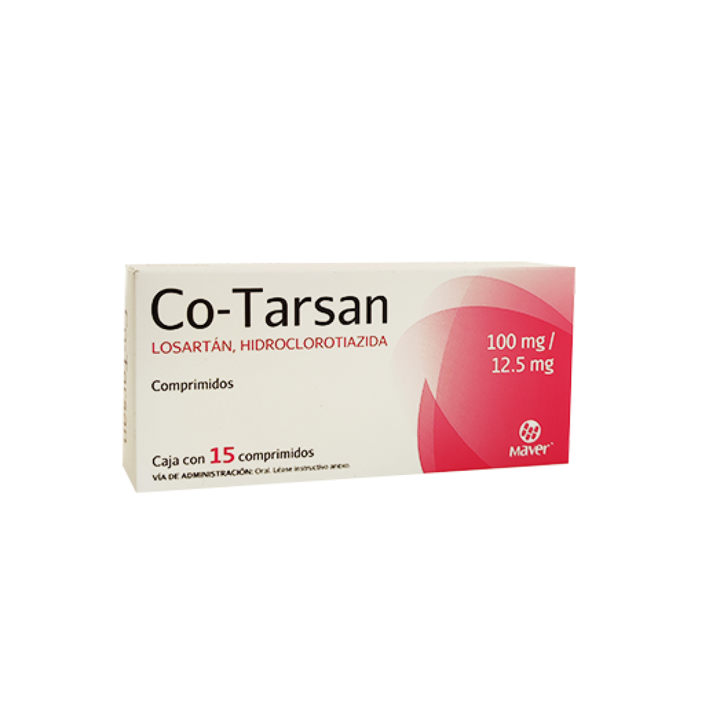 CO-TARSAN 12.5/100 mg 15 Comprimido(s)