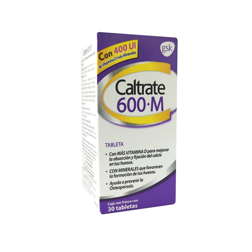 CALTRATE 600+M - 30 Tableta(s)