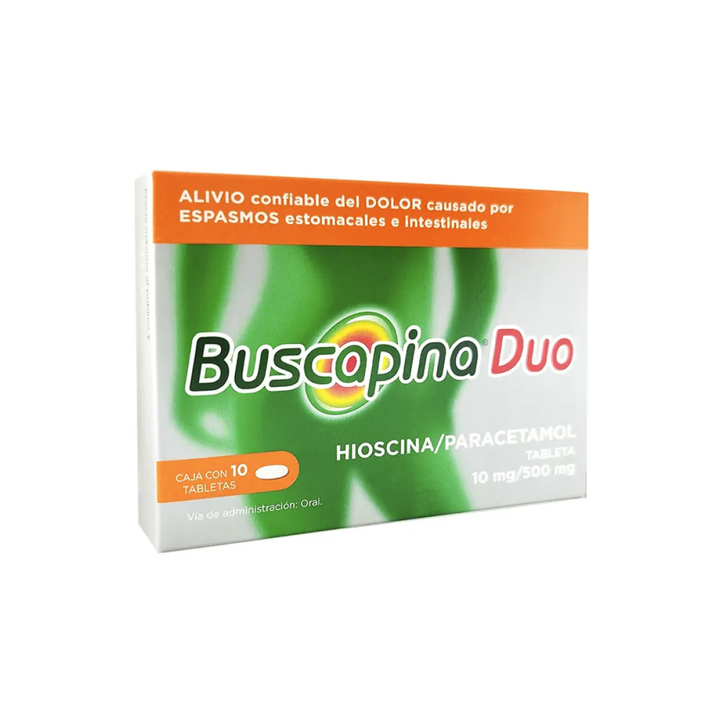BUSCAPINA DUO 500/10 mg 10 Tableta(s)