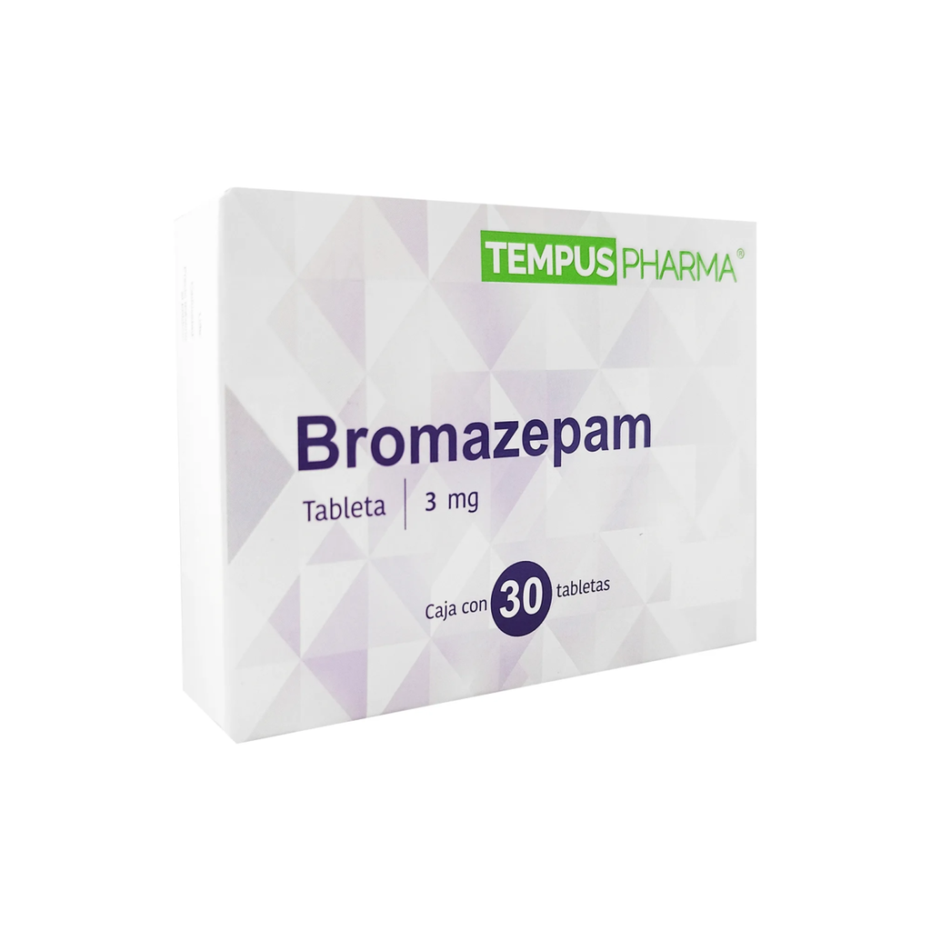 BROMAZEPAM 3 mg 30 Tableta(s)