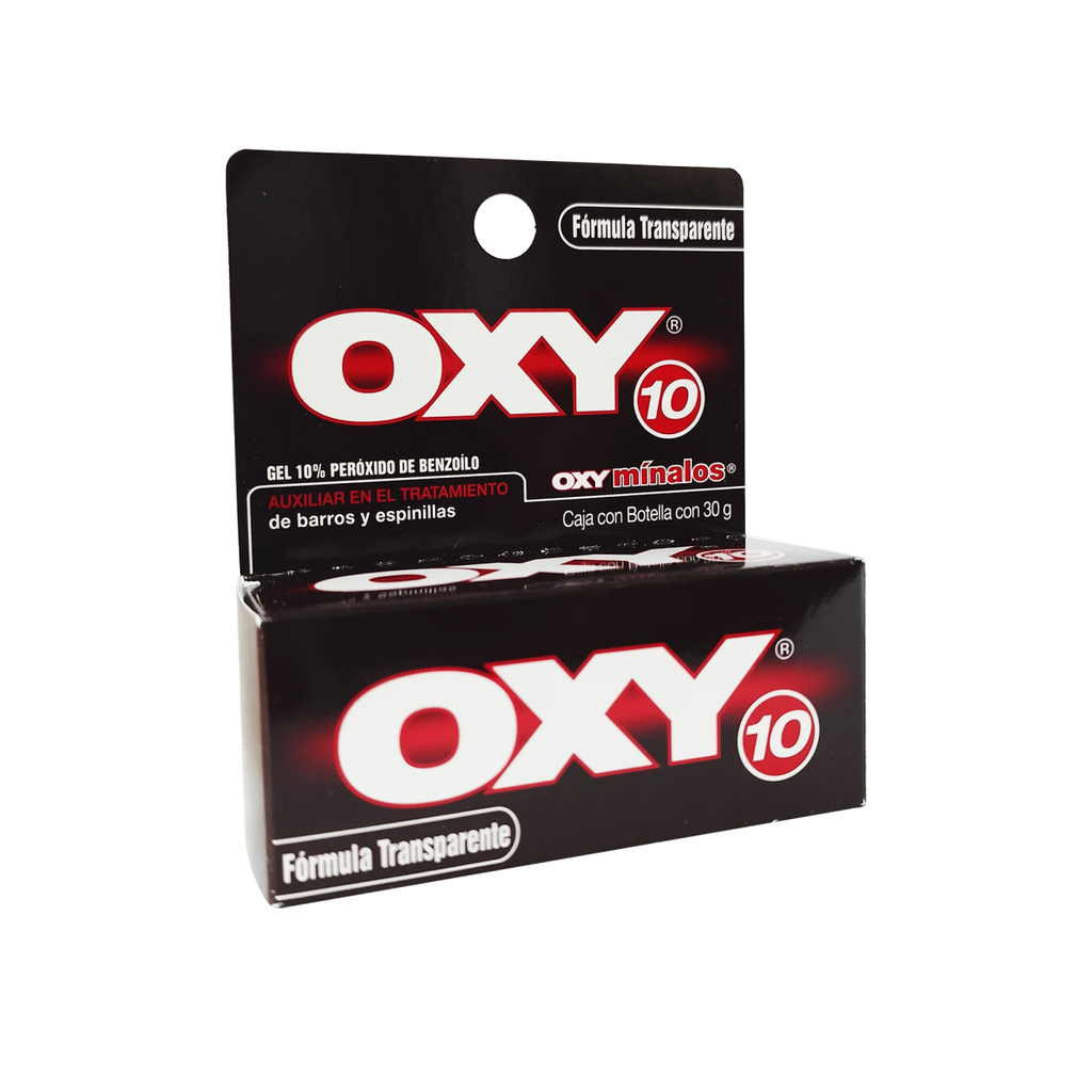 OXY 10 TRANSPARENTE 10% 30 Gramos
