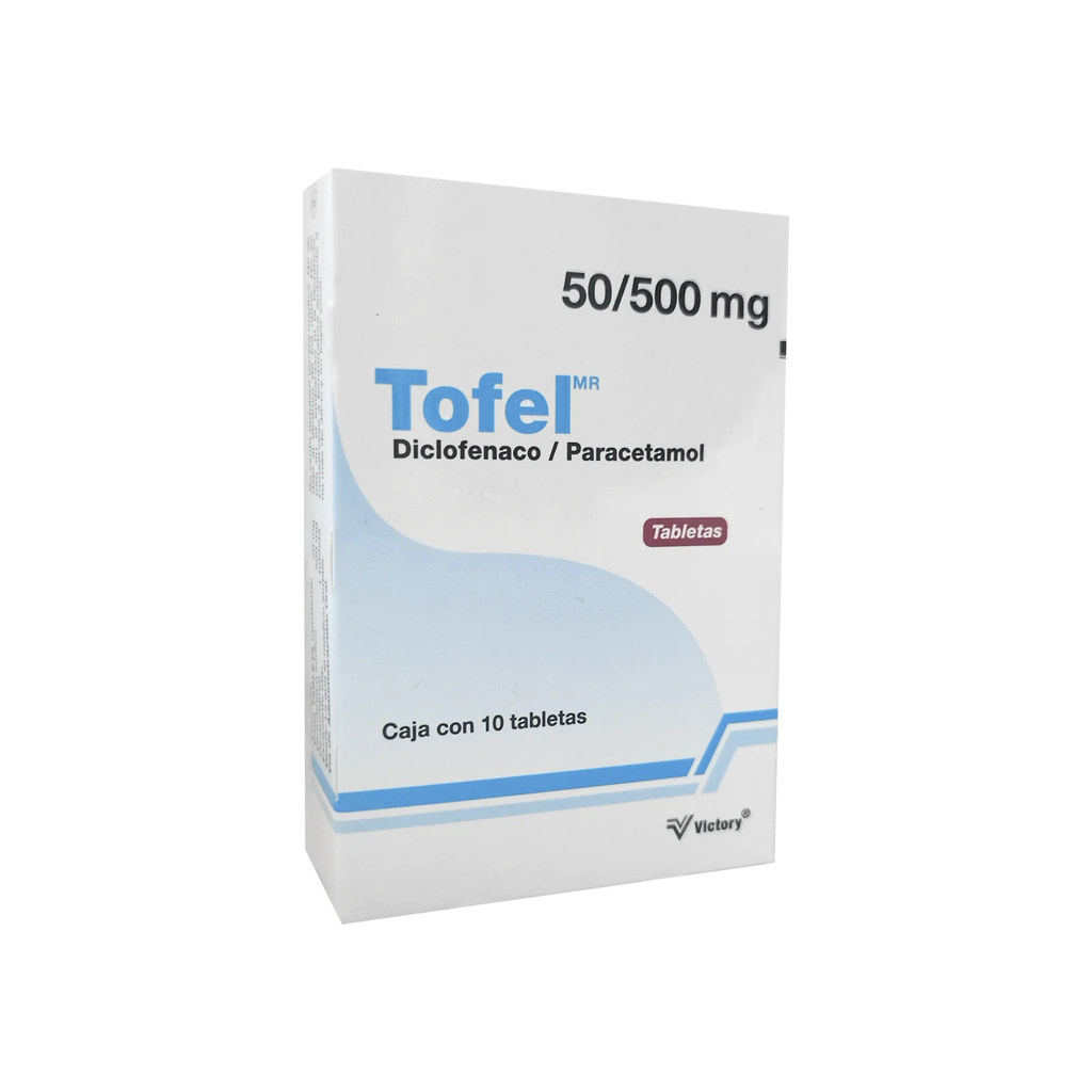 TOFEL 500/50 mg 10 Tableta(s)