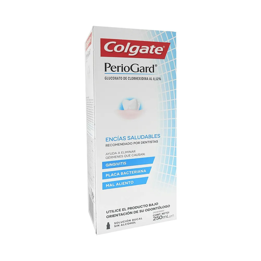 ENJUAGUE BUCAL COLGATE PERIO GARD - 250 Mililitros