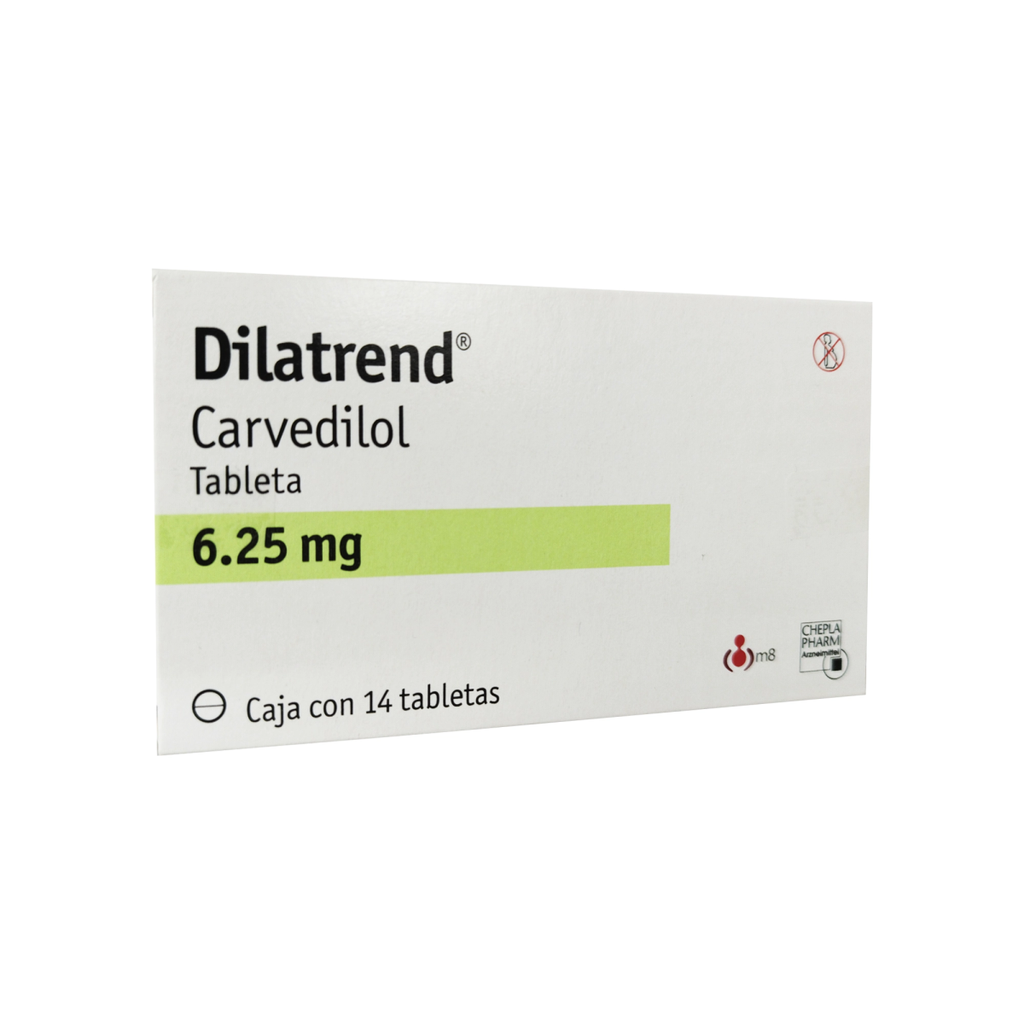 DILATREND 6.25 mg 14 Tableta(s)