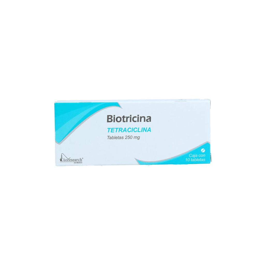 BIOTRICINA 250 mg 10 Tableta(s)