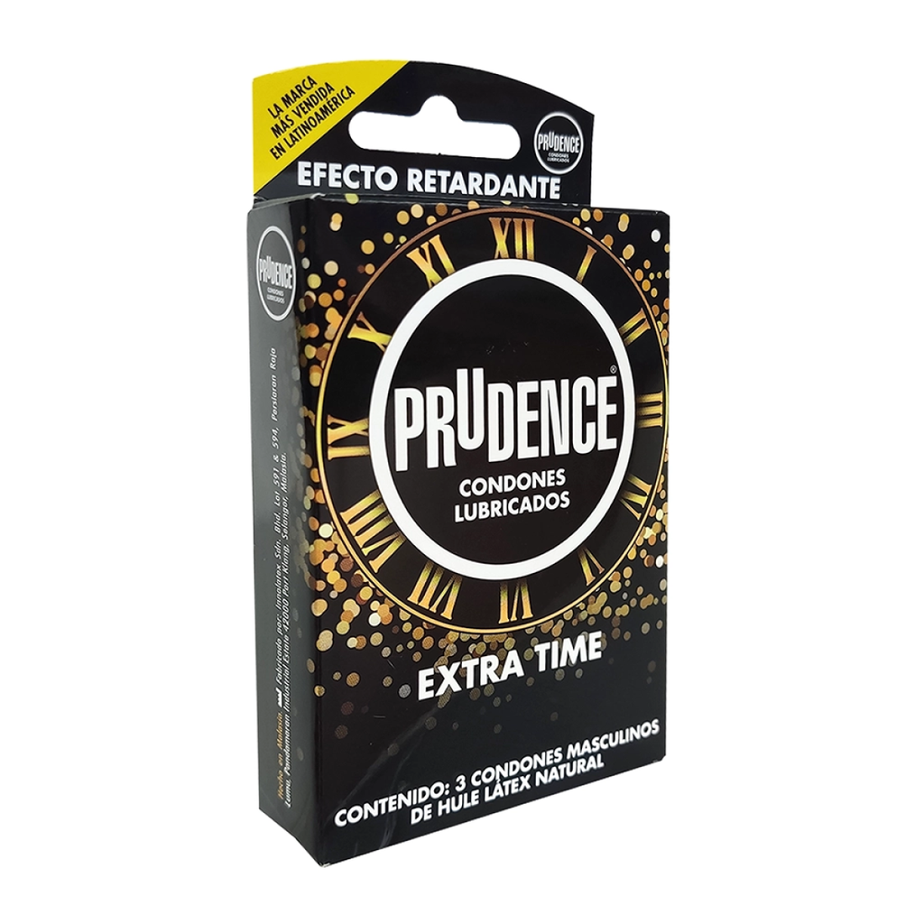 CONDONES PRUDENCE EXTRA TIME - 3pz