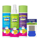KIT ANTI PIOJOS SURE REPEL 1 SHAMPOO, 1 GEL, 1 SPRAY Y 1 PEINE LIENDRERO