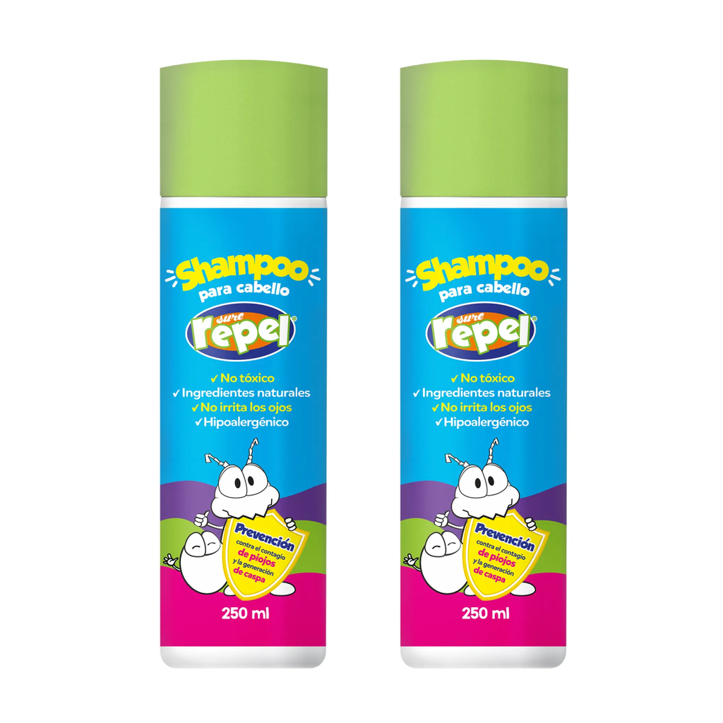 PACK ATIPIOJOS SURE REPEL 2 SHAMPOO 