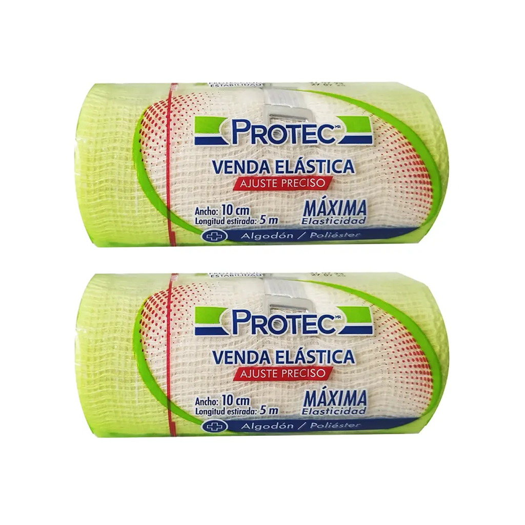 VENDA ELASTICA LE ROY DOS PZS DE 10cm X 5m C/U 10cm X 5m 2 Piezas