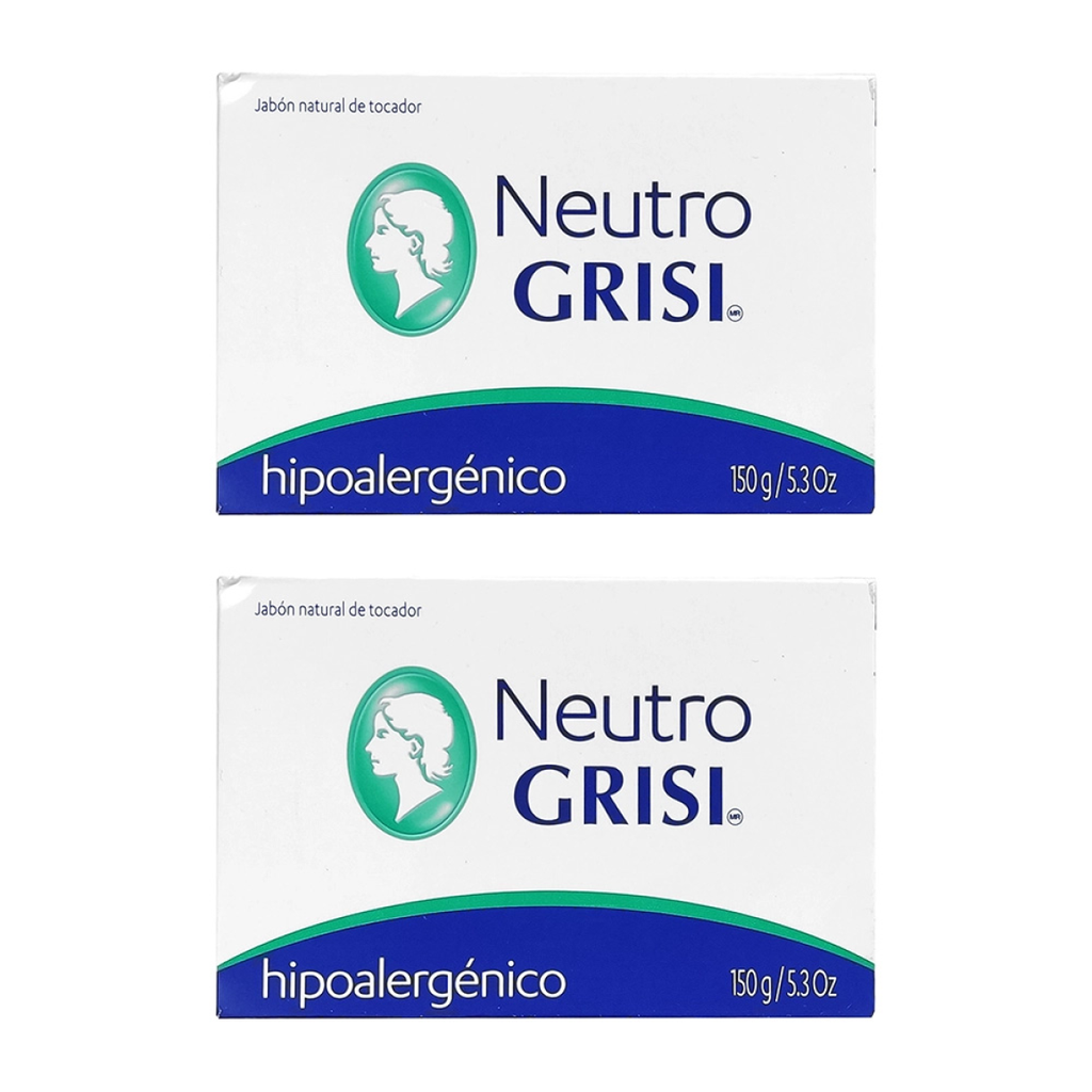 JABON GRISI NEUTRO 150g PACK 2pz