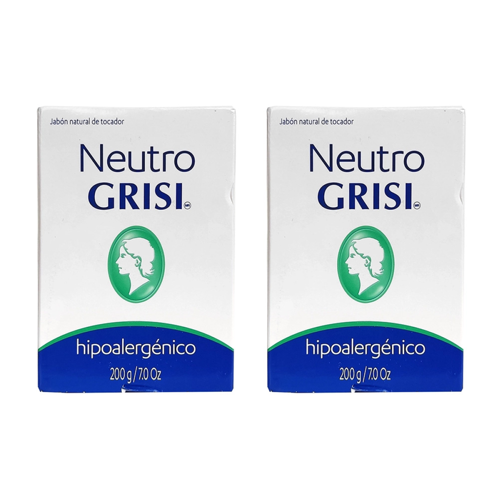 JABON GRISI NEUTRO 200g PACK 2pz