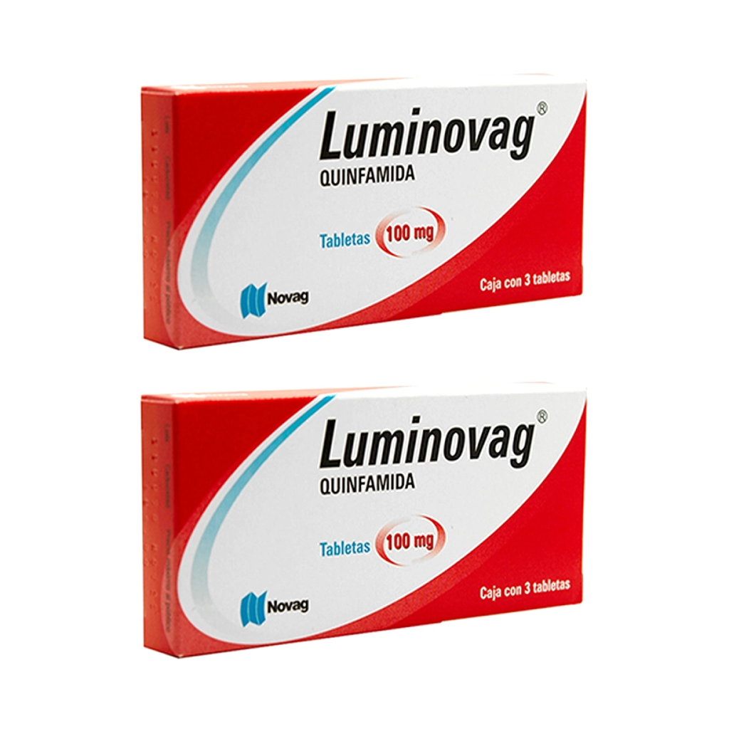 LUMINOVAG 100 MG DOS CAJAS CON TRES TABS C/U 100 mg 6 Tableta(s)