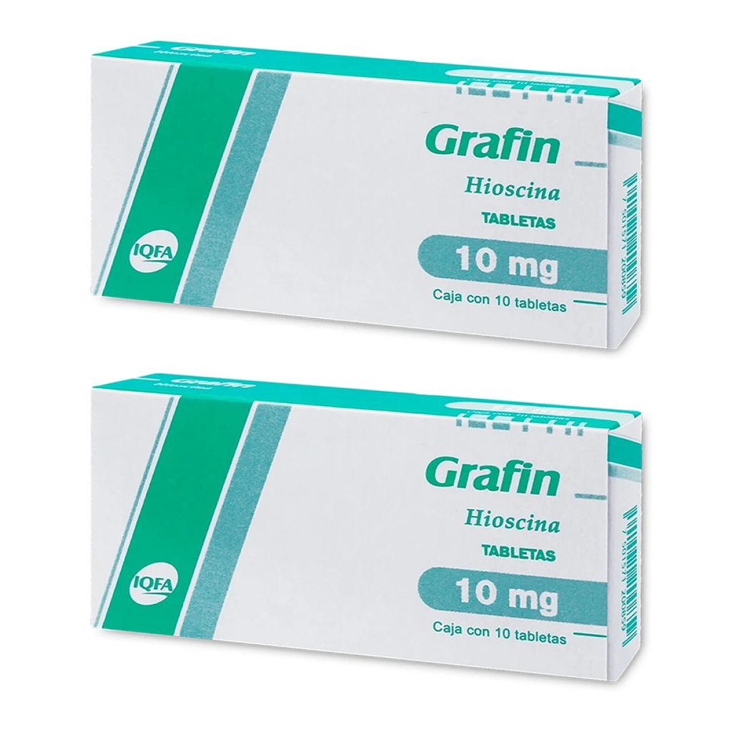 GRAFIN 10 MG DOS CAJAS CON 10 TABS C/U 10 mg 20 Tableta(s)