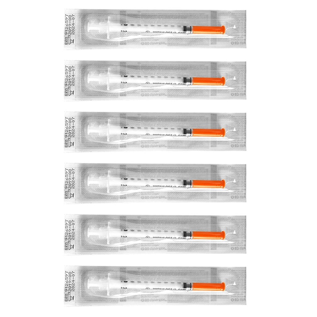 JERINGA PARA INSULINA ULTRAFINA 1mL 30g X 13mm 6pz