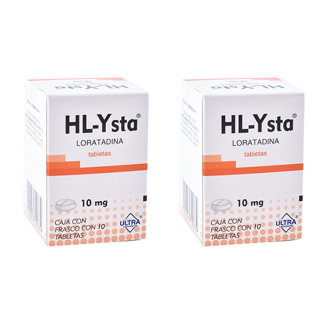 HL-YSTA 10 MG DOS CAJAS CON 10 TABS C/U 10 mg 20 Tableta(s)