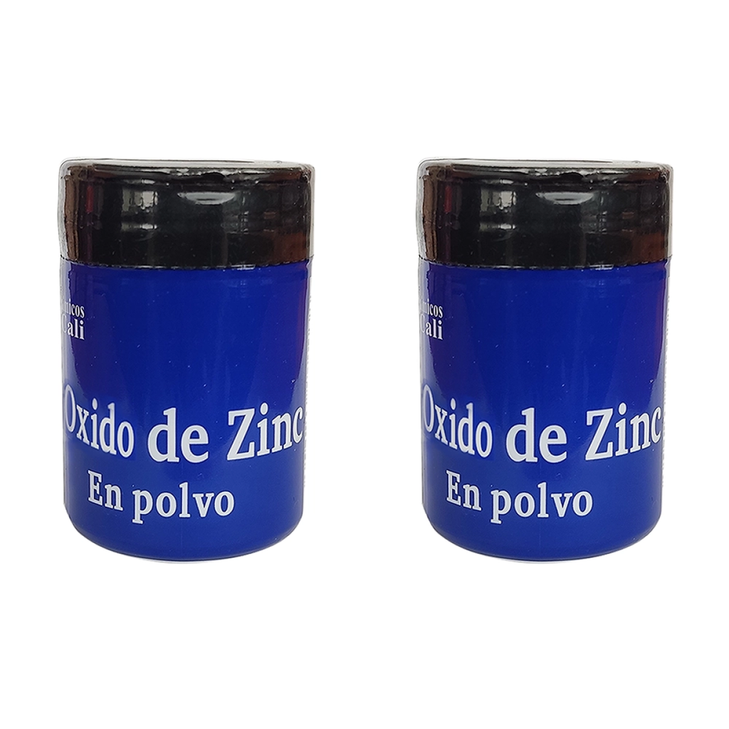 OXIDO DE ZINC 25% DOS PZS CON 30 GR C/U - 2 Piezas