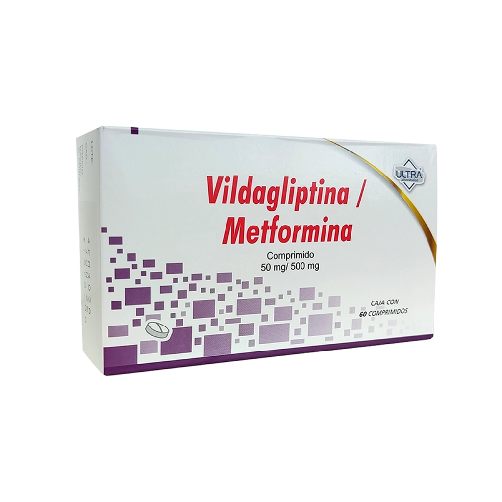 VILDAGLIPTINA/METFORMINA 500/50 mg 60 Comprimido(s)
