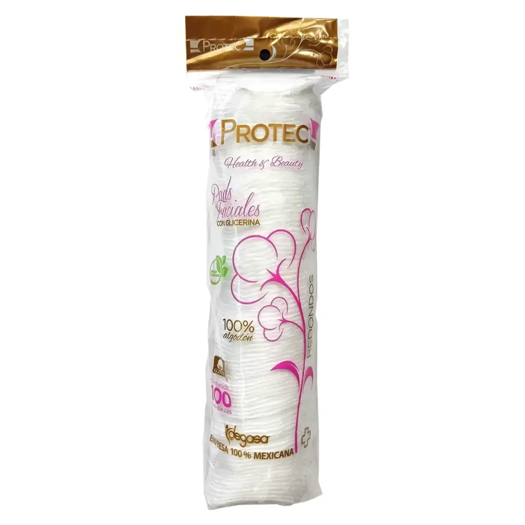 PADS FACIALES CON GLICERINA - 100 Piezas
