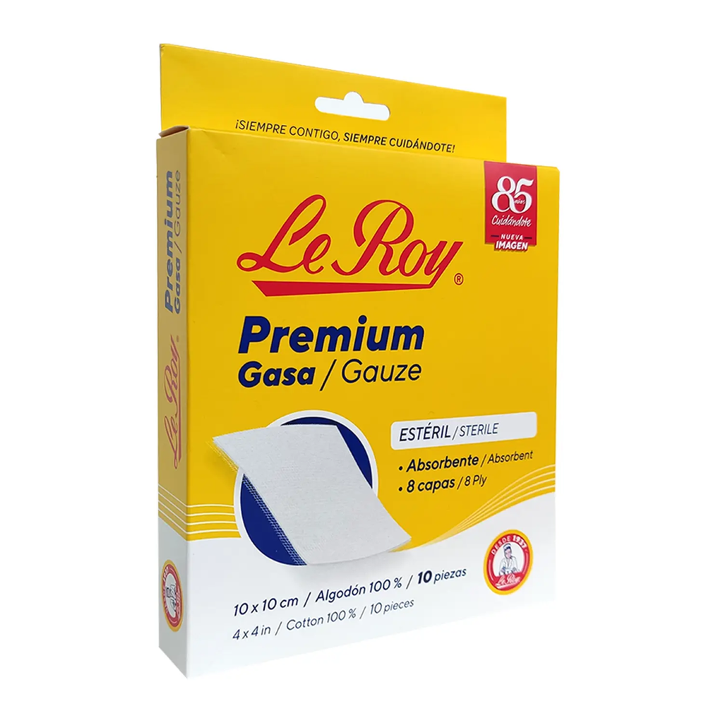 GASA CLÁSICA 10cm X 10cm LE ROY CAJA CON 10 Pzs