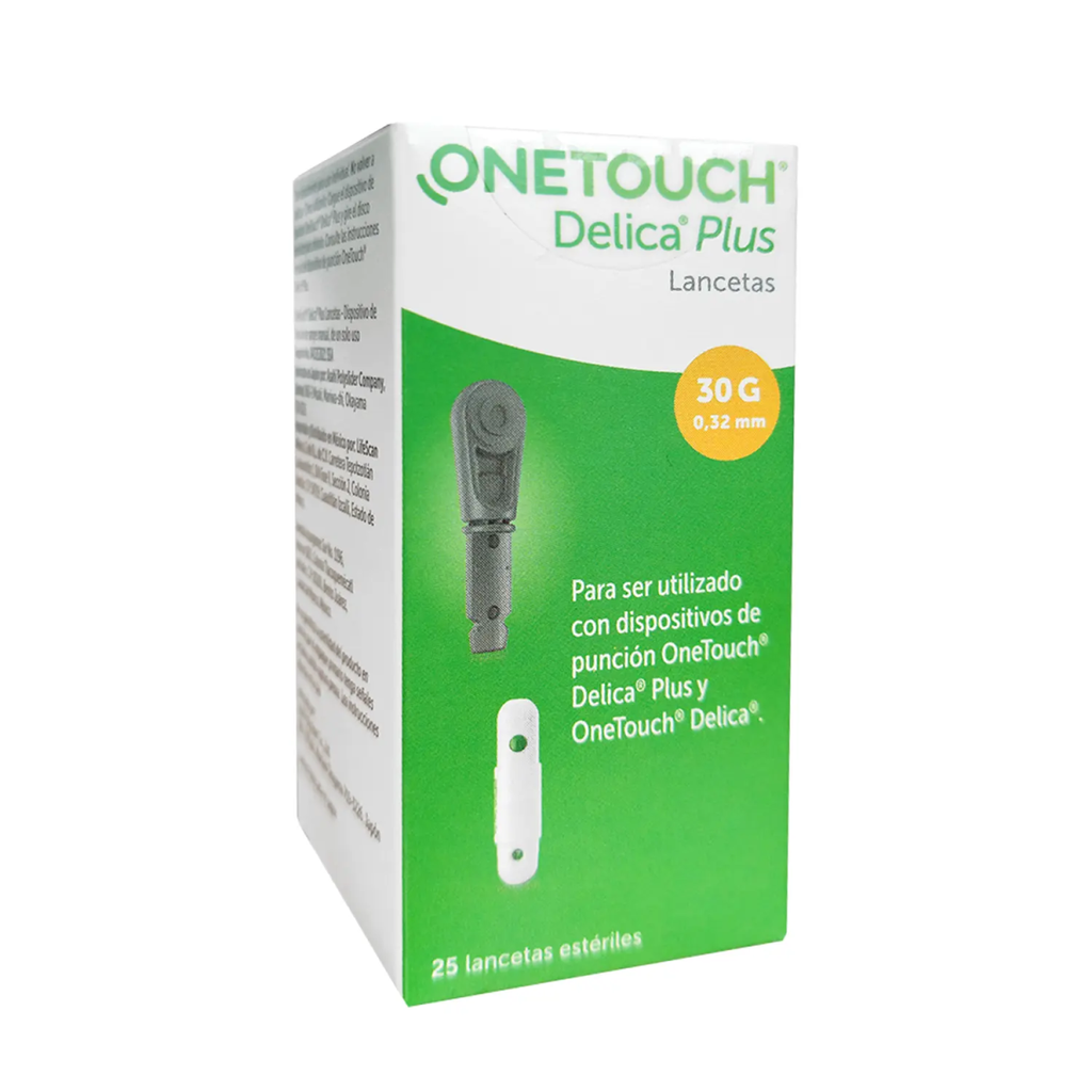 ONE TOUCH DELICA PLUS - 25 Lancetas