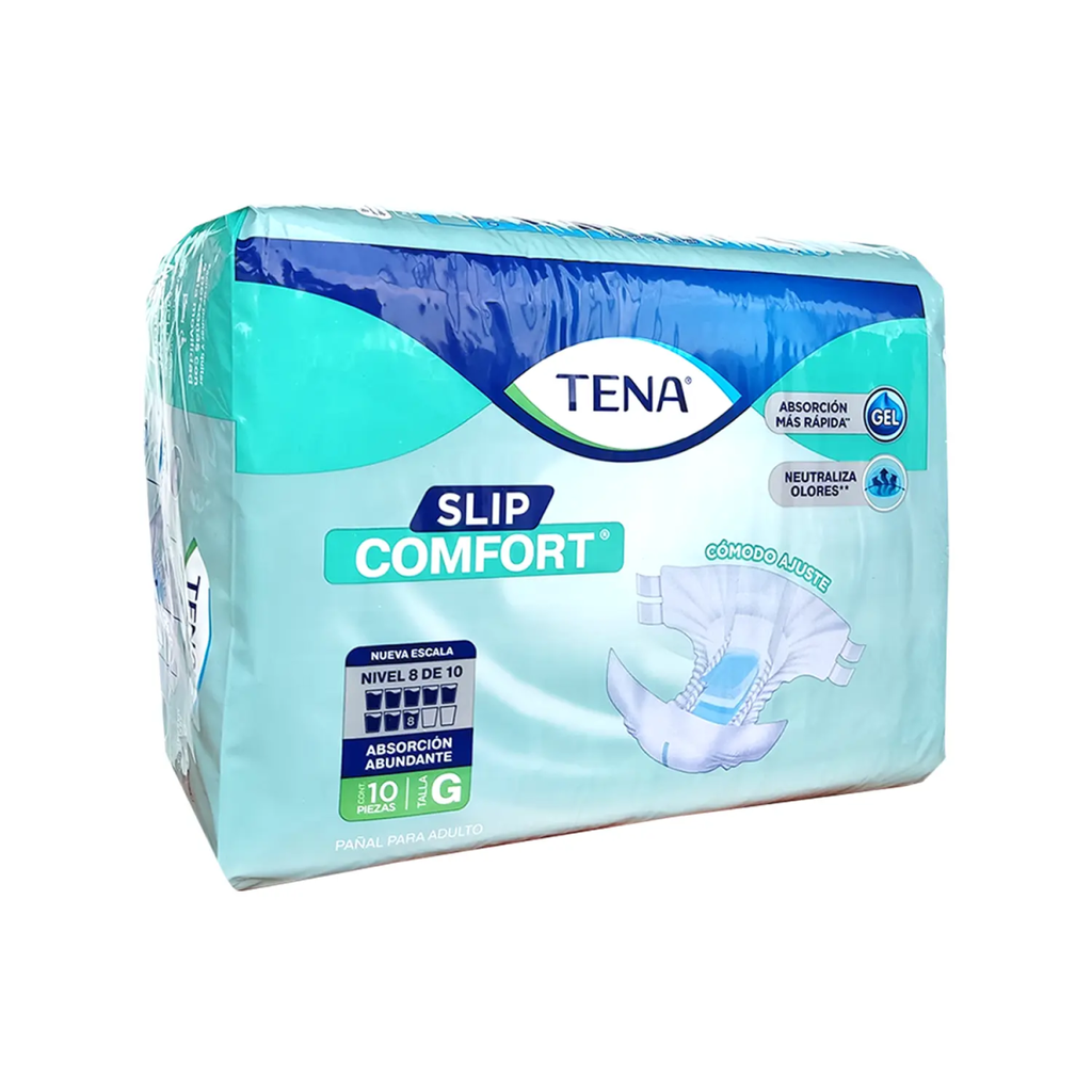 TENA SLIP COMFORT GRANDE 10 Pañales