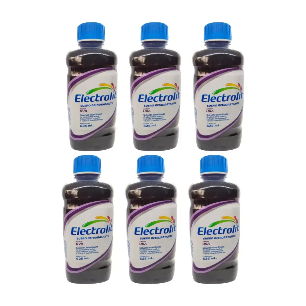ELECTROLIT UVA 6 PZS CON 625 ML CU