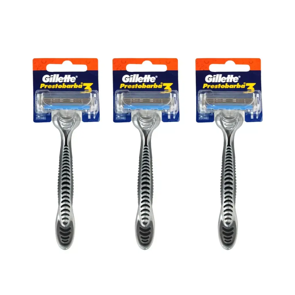 RASTRILLO GILLETTE PRESTOBARBA 3 PACK3