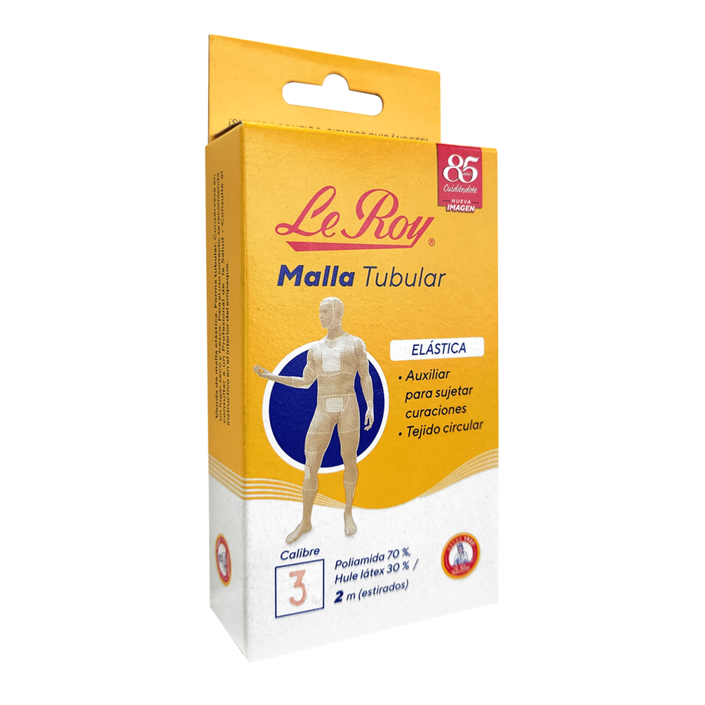 MALLA TUBULAR CALIBRE 3 x 2m LE ROY CAJA CON 2pz