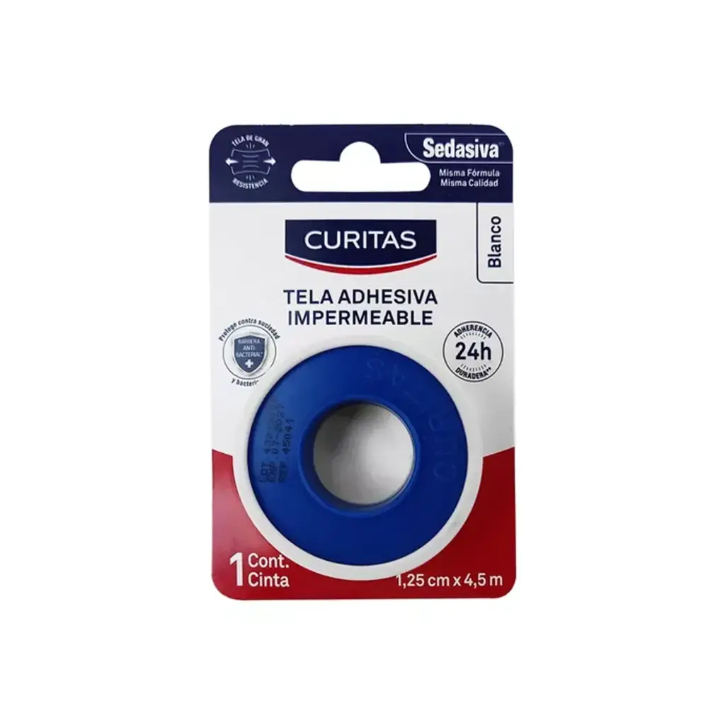 TELA ADHESIVA CURITAS SEDASIVA 1.25 X 4.5 cm