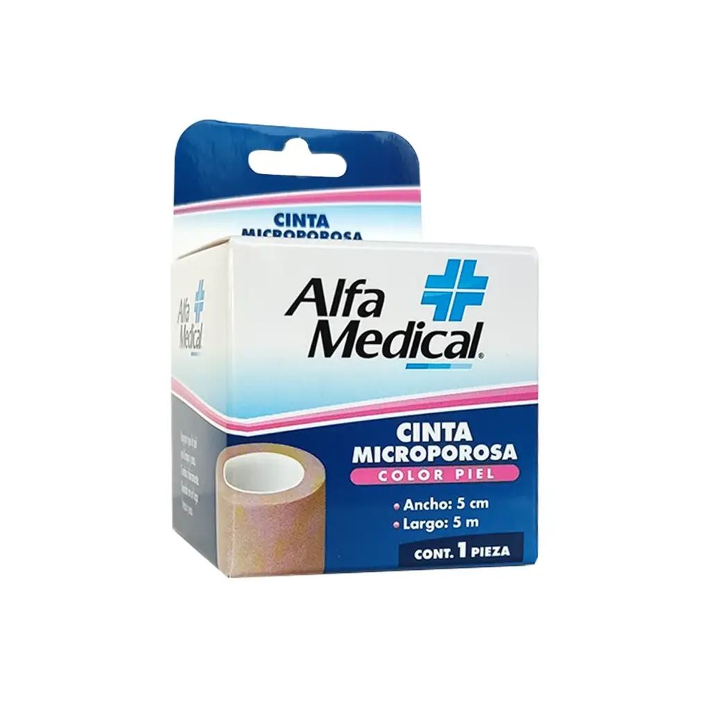 CINTA MICROPOROSA PIEL 5 CM X 5M