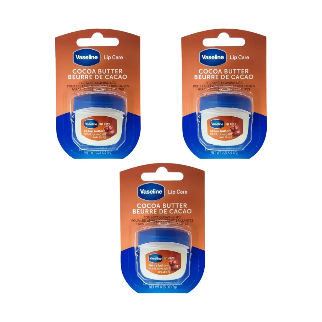 VASELINE LIP CARE COCOA PACK 3 PZAS