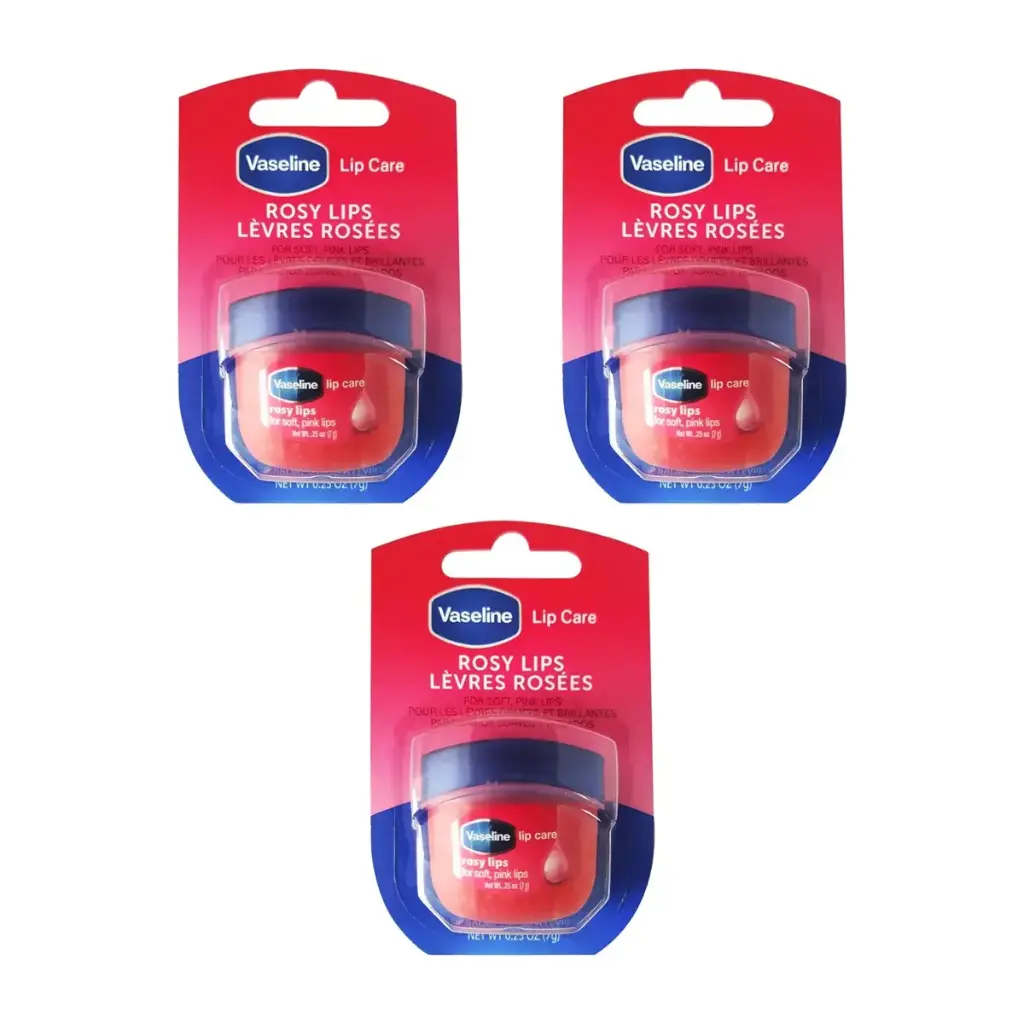 VASELINE ROSY LIP CARE PACK 3 PZAS