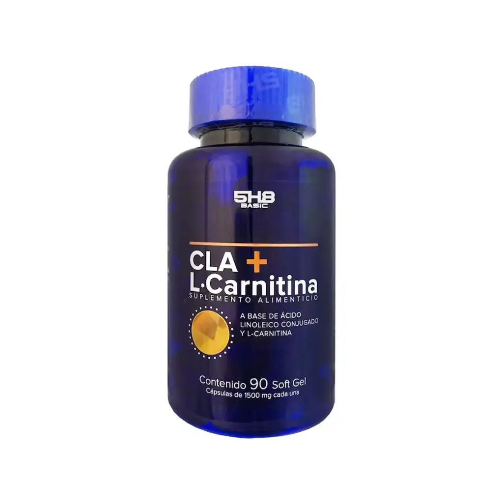 CLA + L-CARNITINA 5H8 90 CAPSULAS