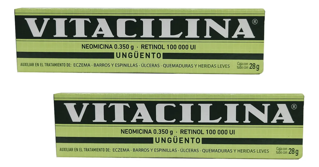 VITACILINA UNGÜENTO PACK 2 TUBOS C/28gr C/U