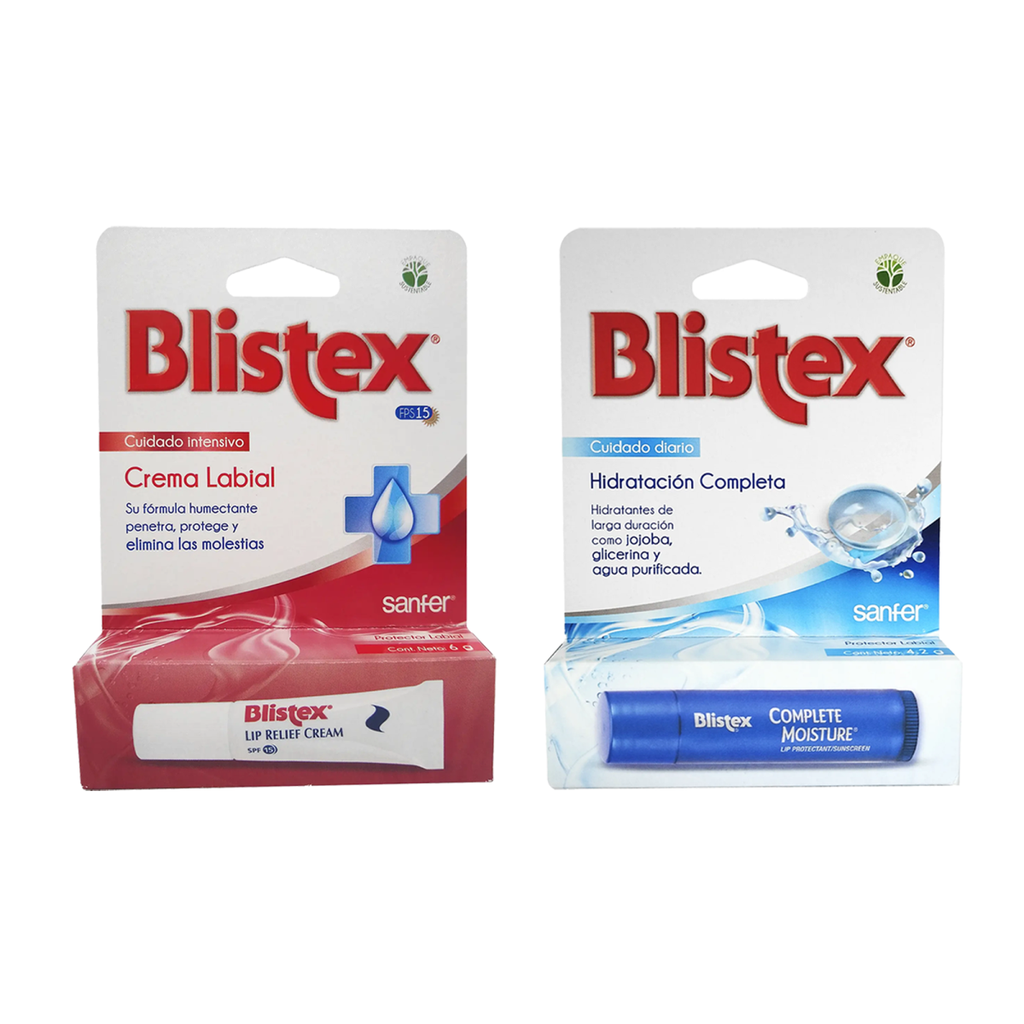 CREMA LABIAL BLISTEX + HIDRATACION COMPLETA BLISTEX