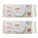 TOALLITAS HUMEDAS HUGGIES SUPREME - 80pzs 2 PACK