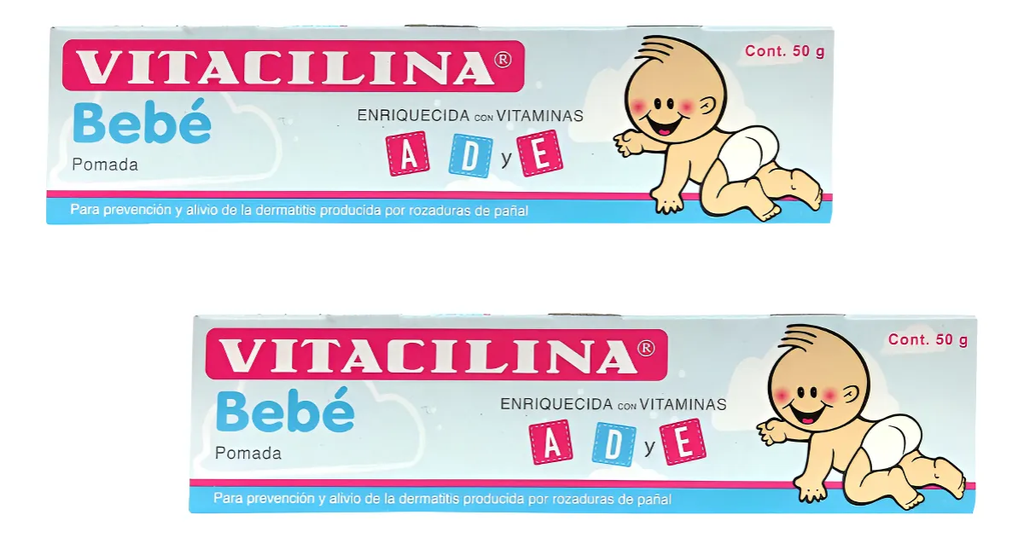 VITACILINA BEBÉ ALIVIO DE ROZADURAS Pack 2 De 50g C/u 
