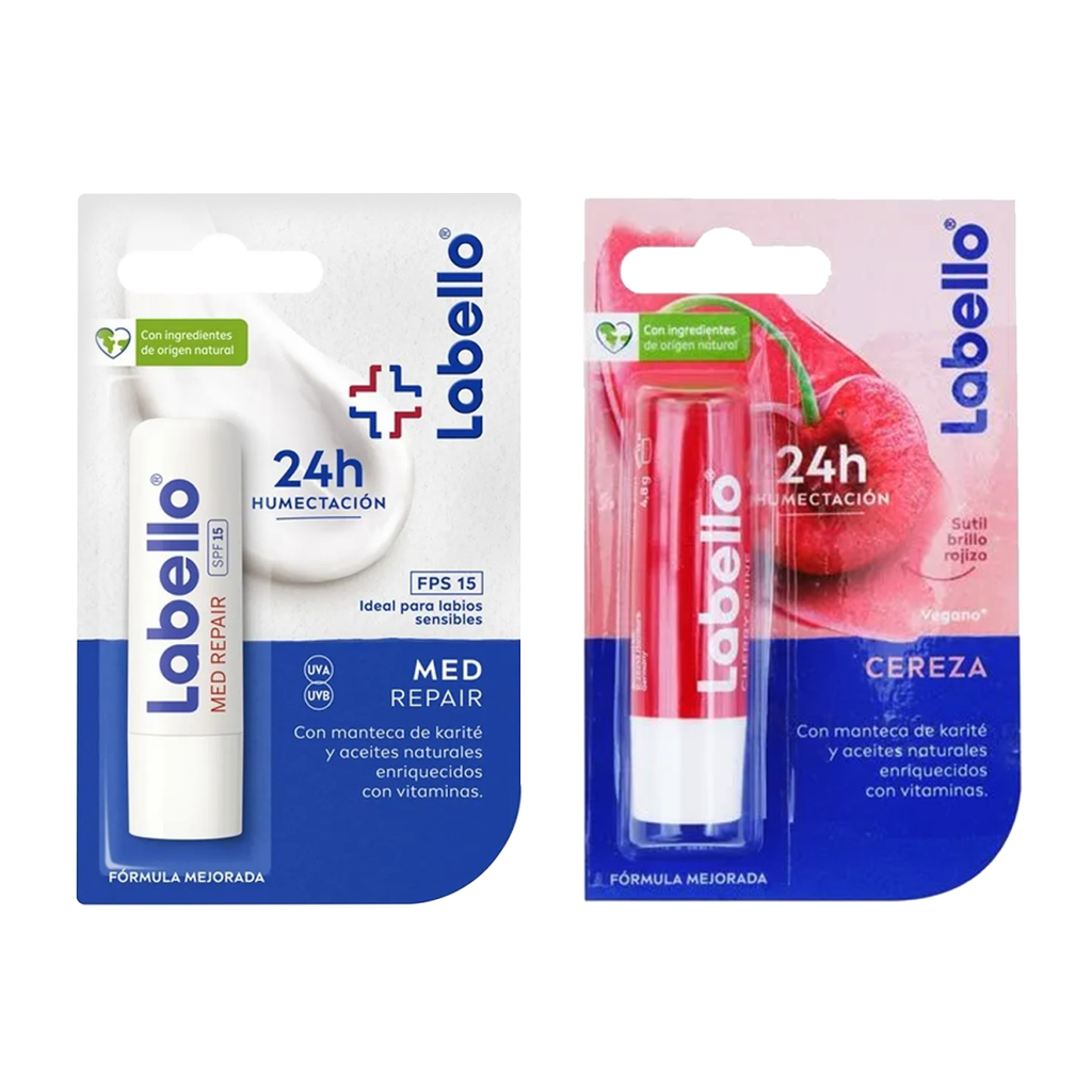 Labello Cereza + Labello Med Repair