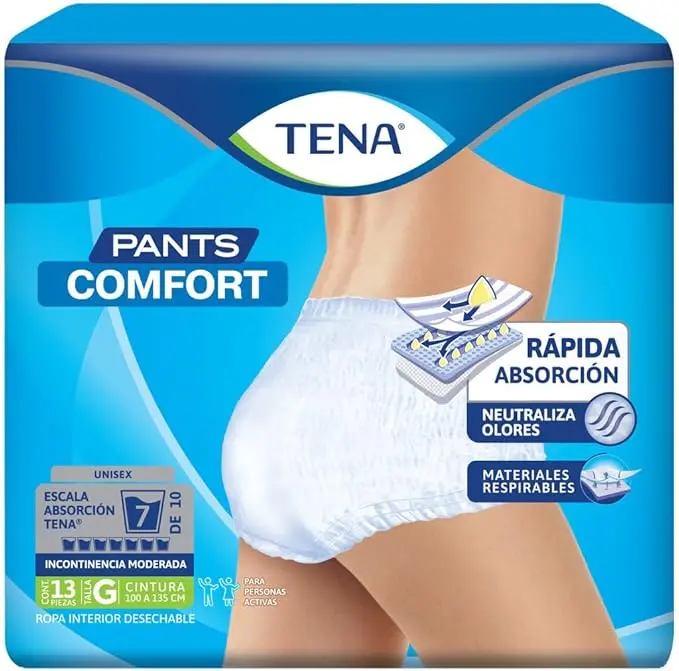 TENA PANTS COMFORT G 13 PZS