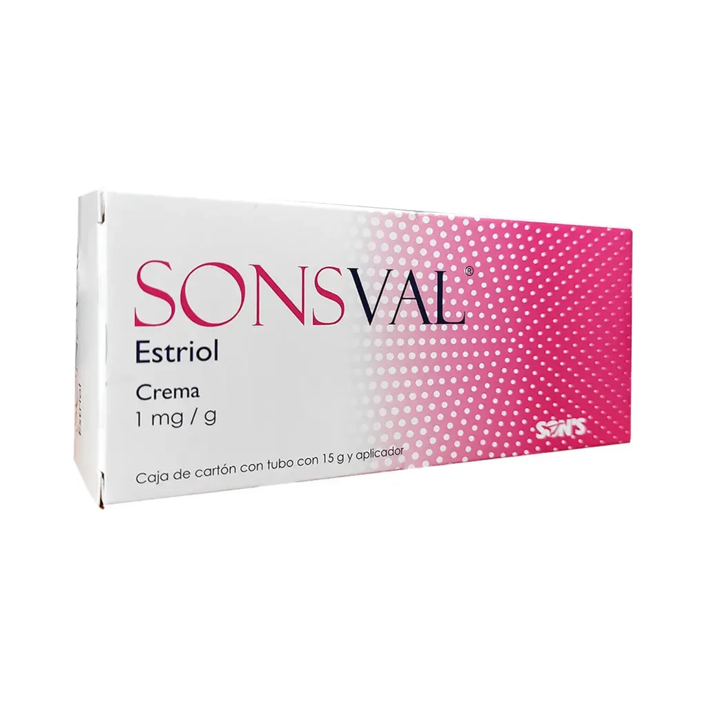 SONSVAL ESTRIOL 1gr CREMA TUBO APLICADOR 15mg