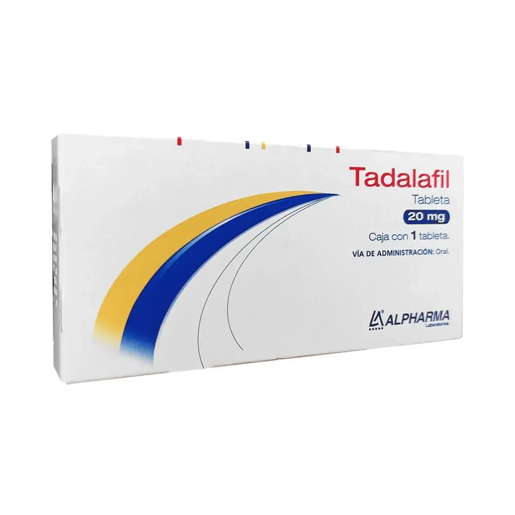 TADALAFIL 20 MG 1 TABLETA