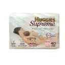HUGGIES SUPREME UNISEX RN C/40 PAÑALES