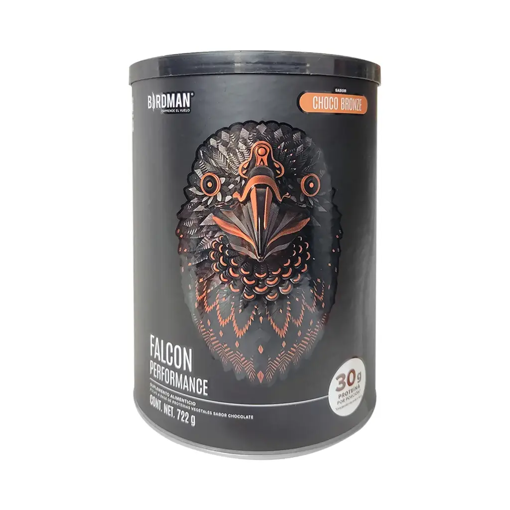 BIRDMAN FALCON CHOCO BRONCE PROTEINA 722 G 