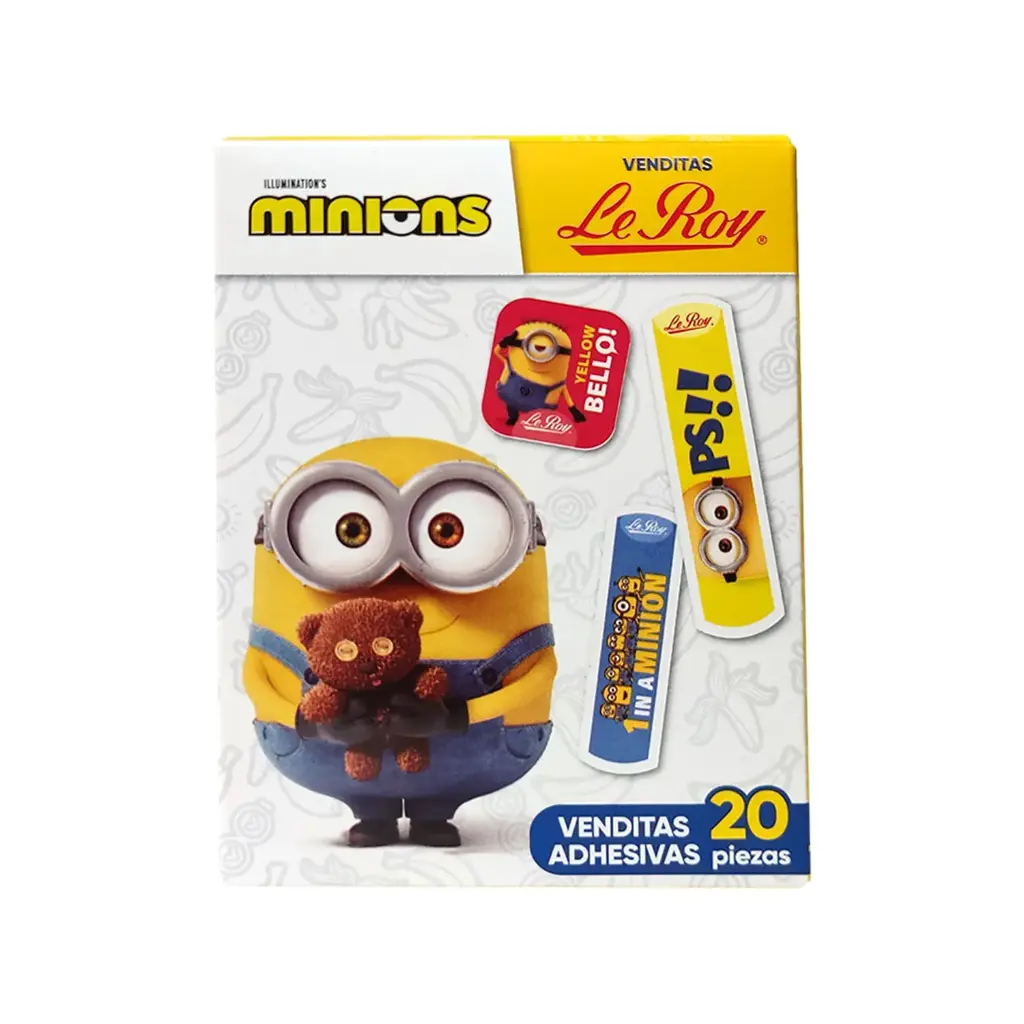 VENDITAS MINIONS LE ROY CAJA CON 20 Pzs