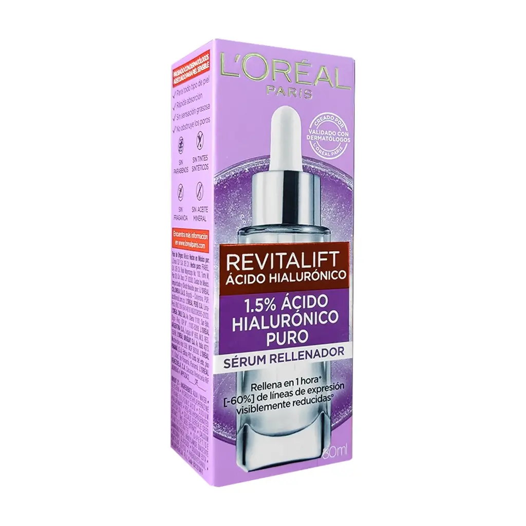SERUM LOREAL REVITALIFT ÁCIDO HIALURÓNICO PURO 30 ML