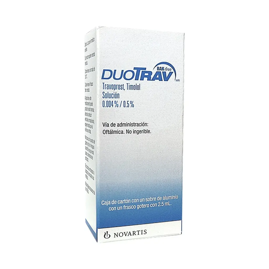 DUOTRAV 0.04/5.0 mg 2.5 Mililitro