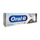 PASTA DENTAL ORAL-B 3D WHITE MINERAL CLEAN CON CARBÓN 75 ML